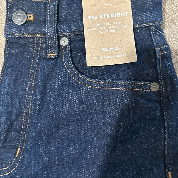 Madewell The '90s Straight Jean Women's Size 24 - Picture 5 of 11